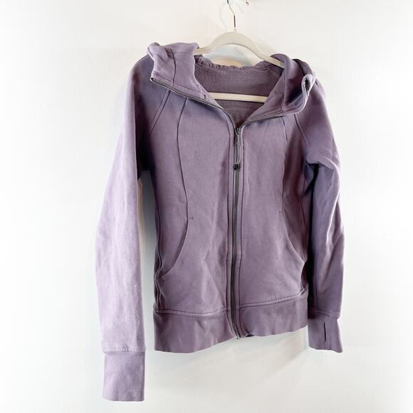 Lululemon Scuba Full Zip Hoodie Sweatshirt Purple Ash 6 - Picture 9 of 9